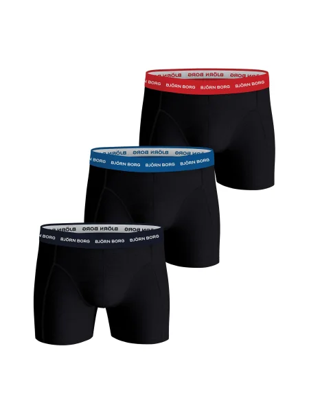 BJÖRN BORG Športne spodnjice modra / rdeča / črna bela