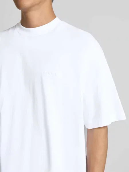 Oversized t-shirt z czystej bawełny Vetements biała