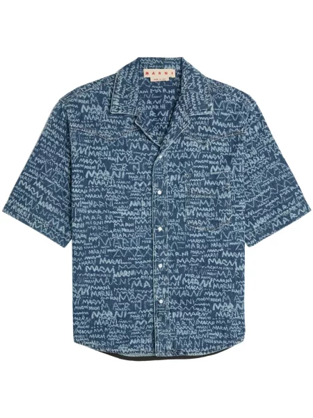 Kovbojská košile Marni modrá