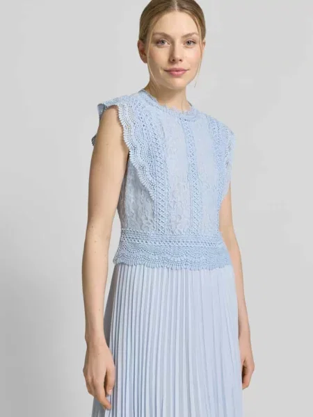 Sukienka midi z koronką w kroju regular fit S.oliver Black Label