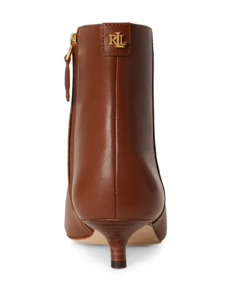 Cizme scurte Lauren Ralph Lauren maro