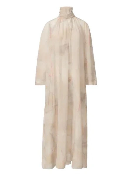 Sukienka midi Fabiana Filippi z nadrukiem w abstrakcyjne wzory do kolan