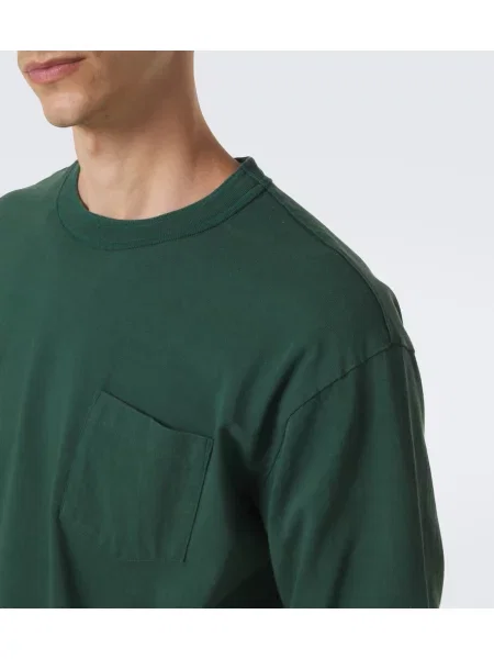 Tricou Sacai din jerseu verde