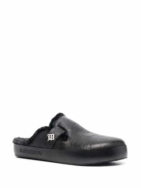 Papuci tip mules Misbhv negru