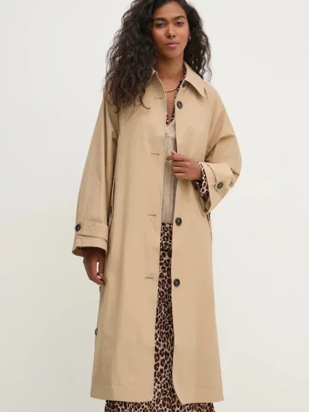 Hoss Intropia płaszcz przejściowy beżowy