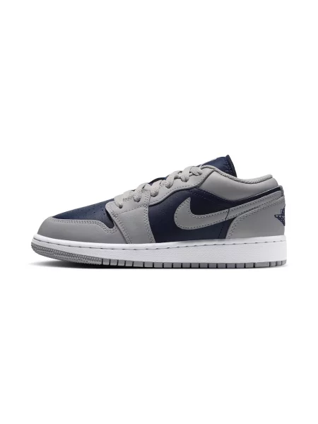Jordan Air 1 Low sneakers pentru copii din piele gri