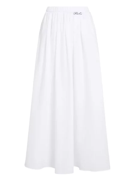 Maksi spódnica maxi Karl Lagerfeld biała