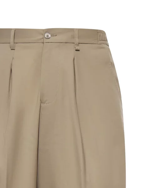 Pantaloni Giuliano Galiano de lână maro