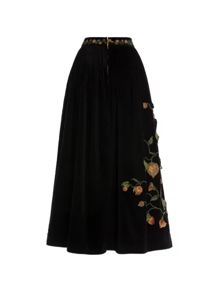 Fusta maxi Agua By Agua Bendita negru