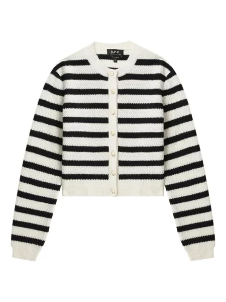Cardigan A.p.c. cu dungi negru