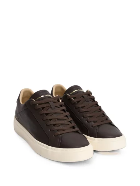 Sneakerși Crime London din piele maro