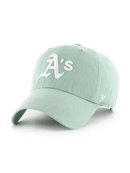 Baseballová čepice MLB Oakland Athletics s aplikací zelená