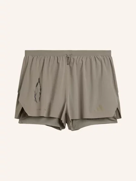 Adidas Bežecké Šortky 2 V 1 khaki