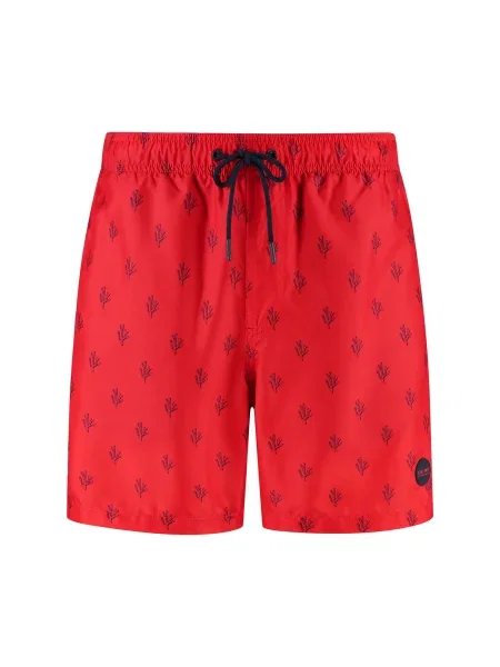 Shiwi Plavecké šortky Mike červená černá
