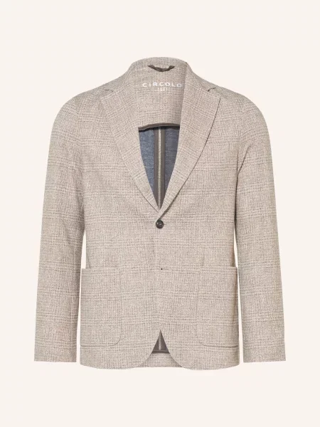 Circolo Žerzejové Sako Slim Fit béžová