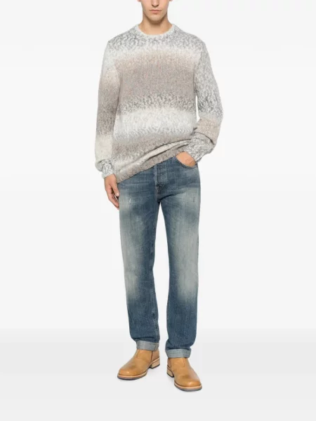 Pulover Dondup cu gradient chunky gri