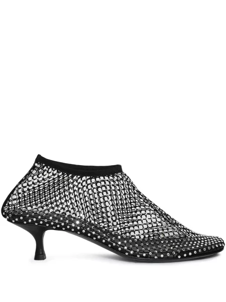 Pantofi cu toc Christopher Esber de cristal negru