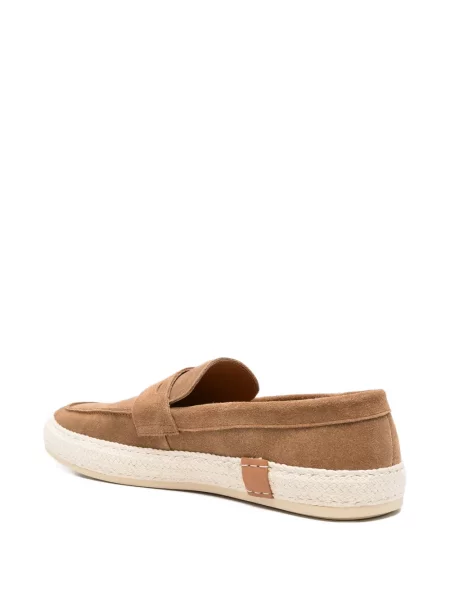 Espadrile Sergio Moretti Firenze din piele de căprioară maro