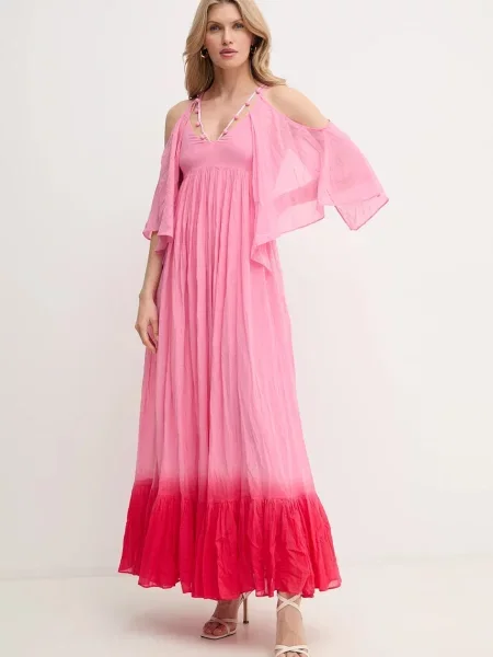 Sukienka maxi Pinko czerwona