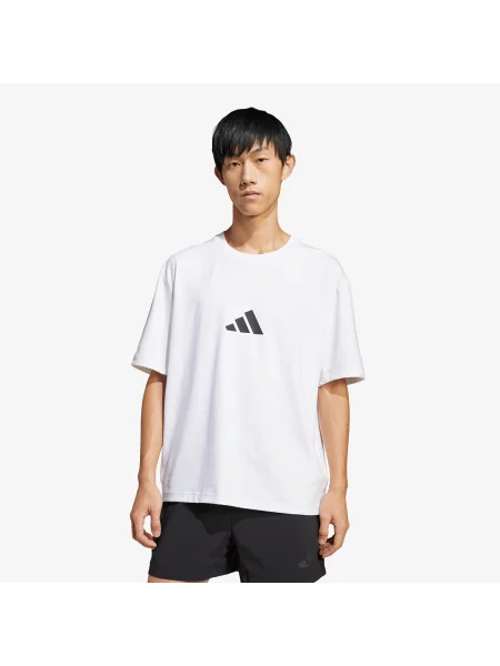 Tricou adidas Z.N.E. Loose-Fit T-Shirt White L alb