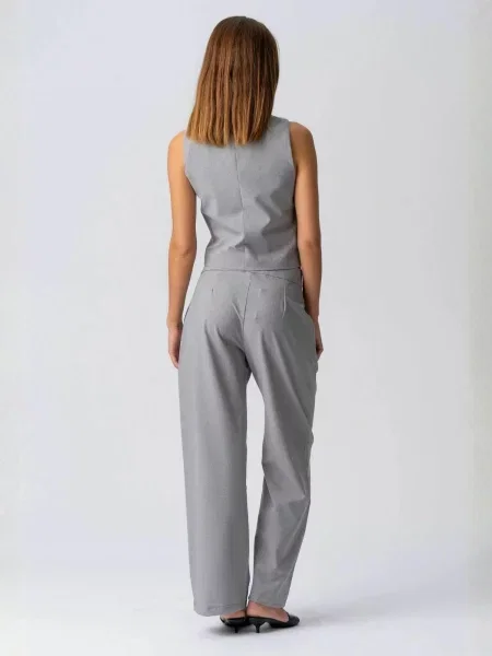 TEESHOPPEN Vestă Natalie gri