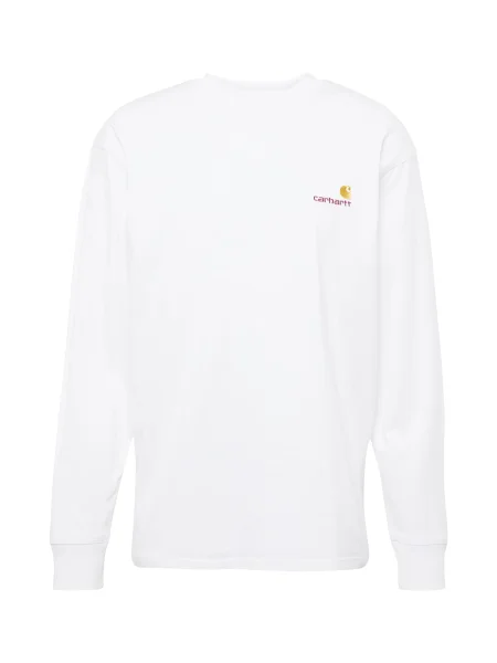 Carhartt WIP Tricou galben curry / roșu vin alb