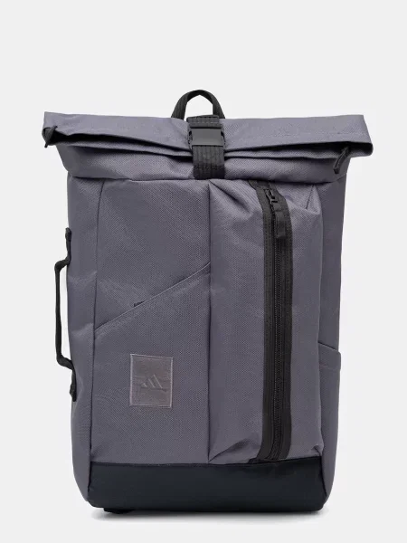 Большой рюкзак Adidas с аппликацией серый