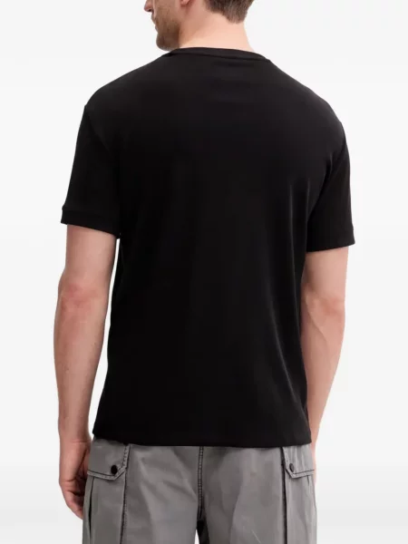 Tricou Armani Exchange cu decolteu rotund negru