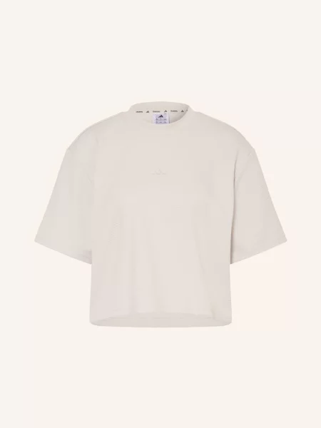 Adidas Koszulka Yoga Motion beige beżowa