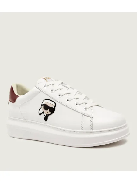 Pantofi Karl Lagerfeld din dantelă alb