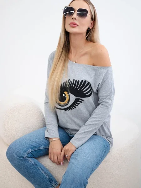 Bluzka Kesi szara