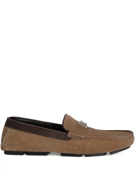 Pantofi loafer Dolce & Gabbana maro