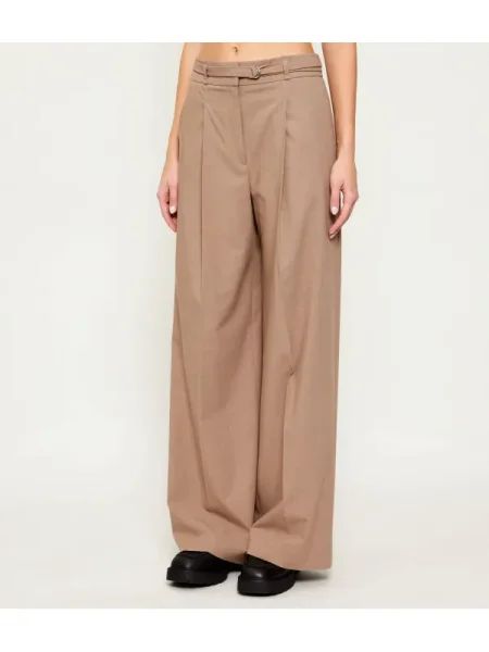 HUGO Pantaloni cu dungă Hawelsa' bej