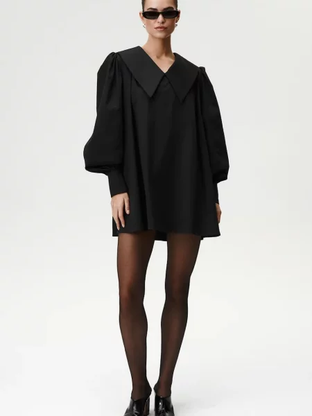 Haljina Undress Code mini oversize crna