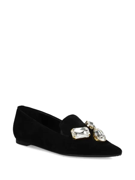 Pantofi loafer Ras de cristal negru