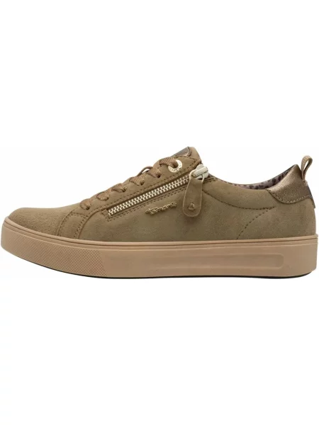 Sneakersy Tamaris brązowe