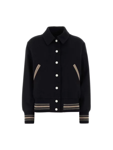 Kurtka bomber Golden Goose wełniany niebieski