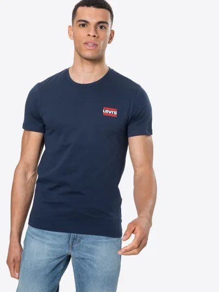 LEVI'S Tricou / bleumarin alb