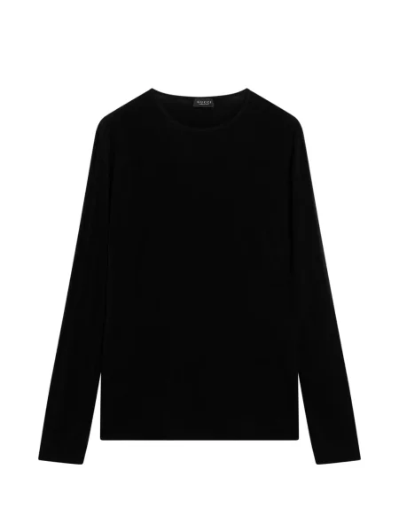 Lung tricou Gucci negru