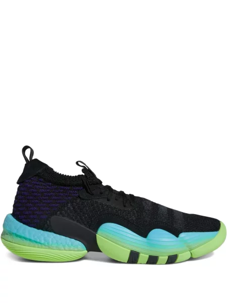 Běžecký květinový top Adidas šedý