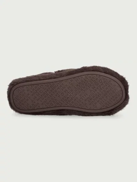 Tommy Hilfiger пантофи дамски TH FEMININE HOUSE SHOES кафяво