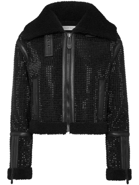 Geacă Philipp Plein de cristal negru
