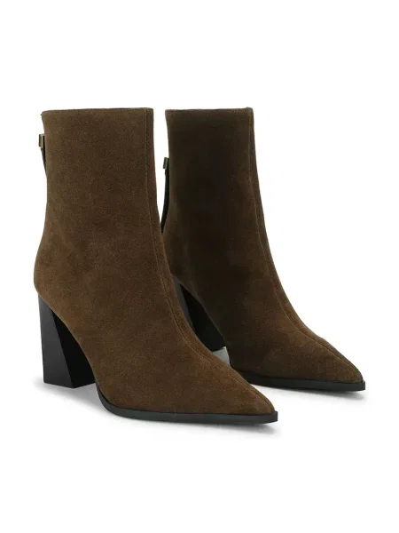 Замшевые ботильоны Kurt Geiger London