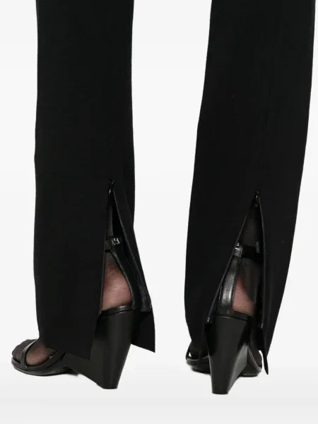 Pantaloni Sportmax tricotate negru