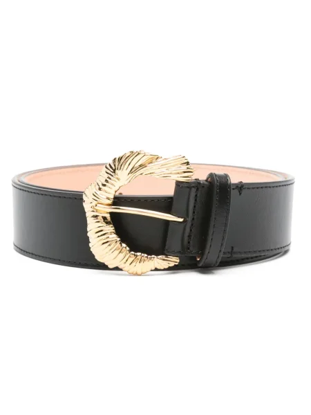 Curea Chloé din piele cu model floral negru