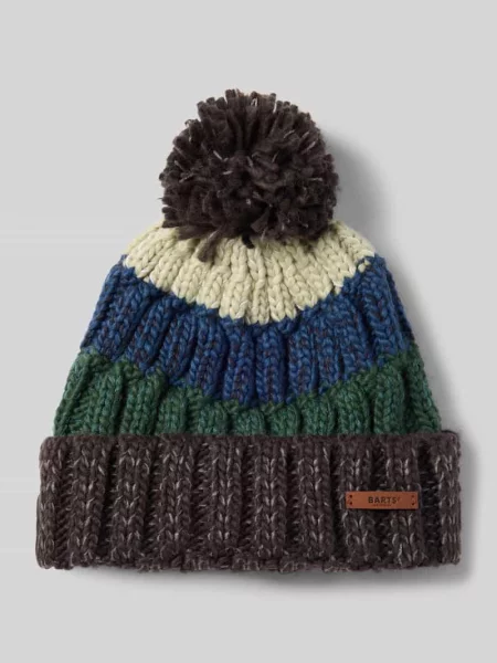 Czapka z pomponem model WILHELM BEANIE' Barts zielona