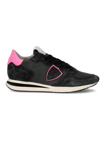 Buty do biegania Philippe Model zamszowe do biegania czarne
