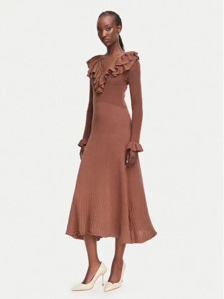 Marella Rochie tricotată Slatino maro