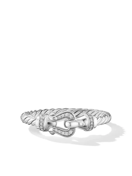 Inel David Yurman alb