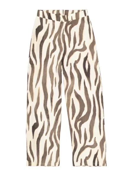 GARCIA Pantaloni nisipiu / maro închis / natural alb